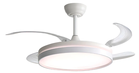 Ventilador de Techo LILIANA VTHB603R 4 Aspas Retráctil