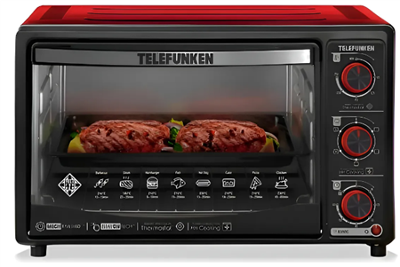 Horno Eléctrico TELEFUNKEN E350c 30 Lts Negro