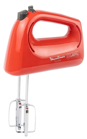 Batidora MOULINEX SX1505AR de Mano 250w 3 Velocidades Rojo