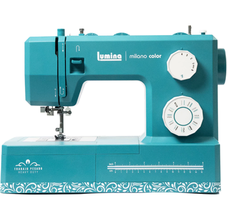 Máquina De Coser LUMINA MILANO Turquesa Semi Industrial