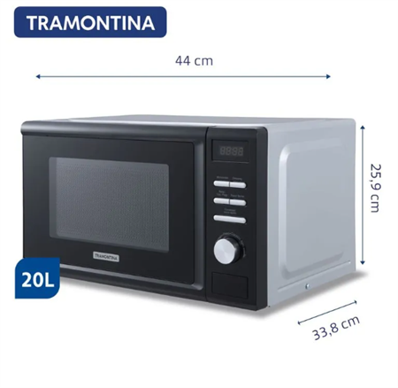 Microondas TRAMONTINA Glass Cook 20L MCDI Digital