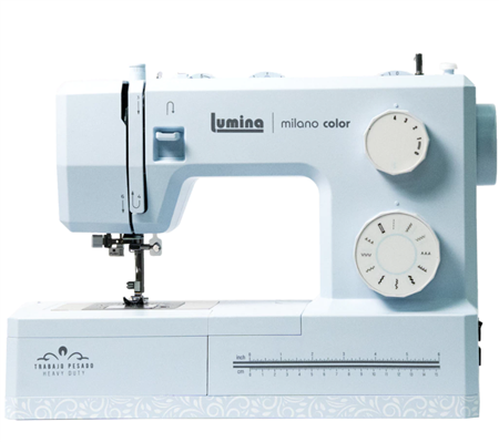 Máquina De Coser LUMINA MILANO Celeste Semi Industrial