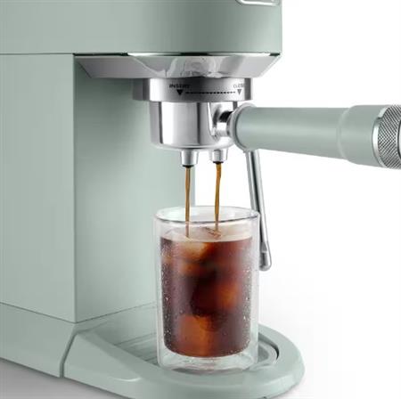 Cafetera DELONGHI EC890.GR DEDICA DUO verde 15 bares