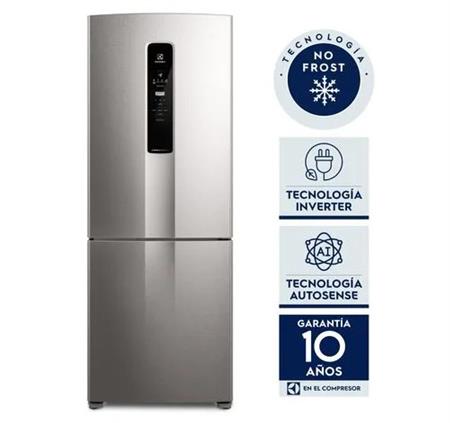 Heladera ELECTROLUX IB55S No Frost Inverter Acero 488L