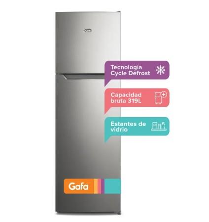 Heladera GAFA HGF252P Cíclica Plata 252L 