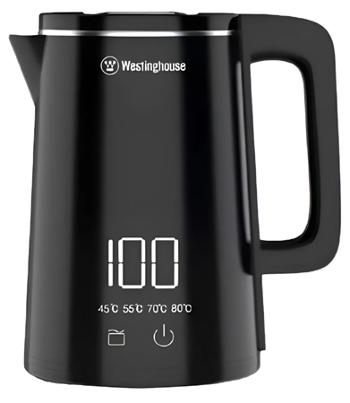 Pava WESTINGHOUSE WH-PE15006M Eléctrica 1.8L 1500W Digital Negra 