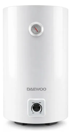 Termotanque DAEWOO DW-003/80 Eléctrico Alta Recuperación Carga Superior 80 Lts Blanco