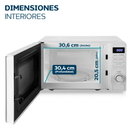 Microondas PHILCO MPHDW20UAN Digital 20 Lts 