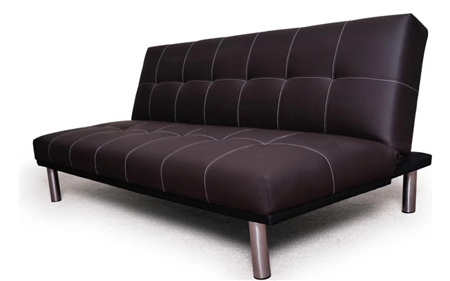 Futón Cama TIZI IMPORT DP02 Ecocuero Marrón