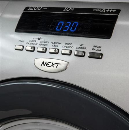 Lavarropas DREAN NEXT ECO 10.12 PG 10 Kg Automático Carga Frontal Inverter  Gris