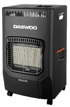Estufa DAEWOO DANY-701 Garrafera Plegable Alta Eficiencia 2400 Kcal