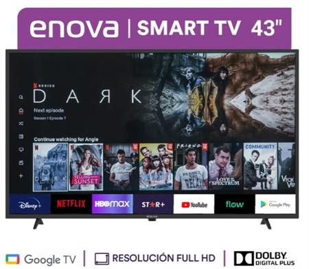 Smart TV ENOVA TE43FG11-TDF 43" Google TV Full HD