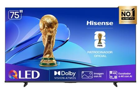 Smart Tv HISENSE 9175Q6QV QLED 4K  75"