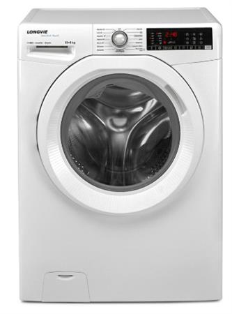 Lavasecarropas LONGVIE L3D41066DMB 1400 RPM Inverter 10/6 Kg blanco