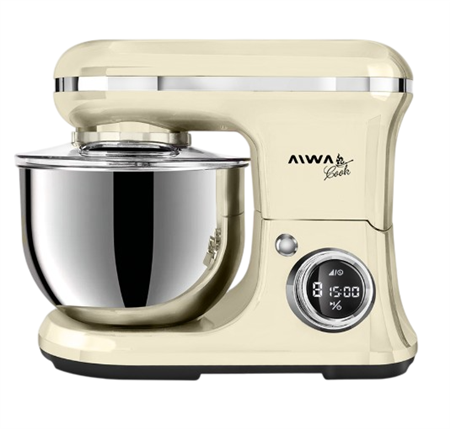 Batidora Planetaria AIWA AW-BP508C 1200w 5,2L Crema