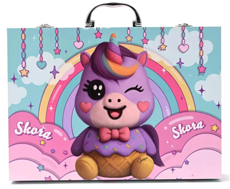 Valijita De Arte SKORA 41164 110 Piezas Unicornio