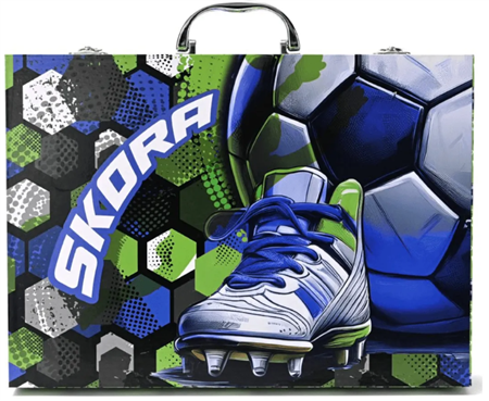 Valijita De Arte SKORA 41164 110 Piezas Fútbol 