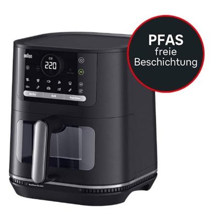 Freidora de Aire BRAUN MultiFry 5 HF5073IBK Negra 2000W 6L 3 en 1