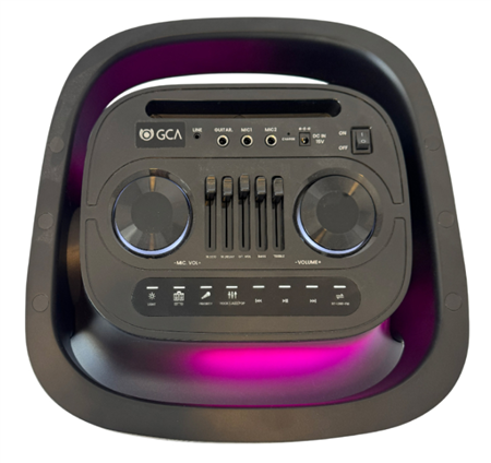 Parlante GCA SUPER BEAT SP-6210 2 x 10" de Alta Resistencia 100W FM/BT
