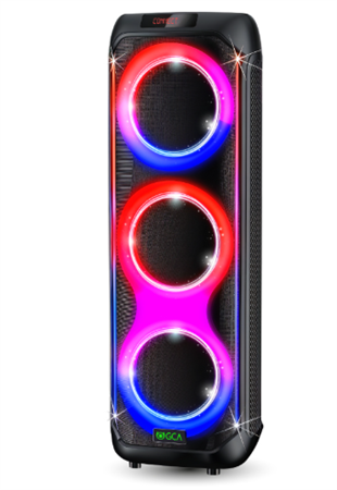 Parlante GCA VOLKANO SP-904 3x8" 50W RMS FM/BT