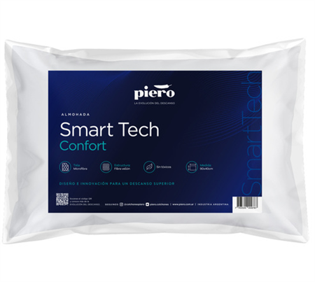 Almohada PIERO SMART TECH CONFORT 70×40x21 cm
