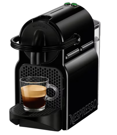 Cafetera NESPRESSO Inissia Black 19 bares cápsulas 