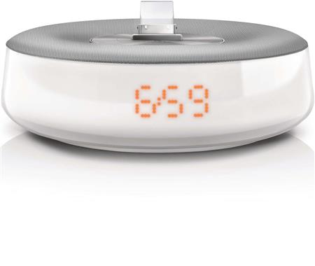 Parlante PHILIPS DS1100 con Base para IPOD/IPHONE Reloj Luz
