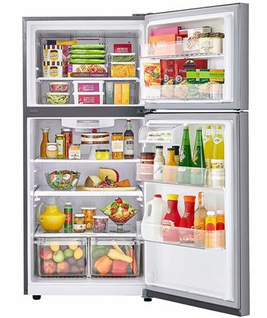 Heladera LG GT57BPSX Freezer Superior Acero Inoxidable Smart 553 Lts Inverter