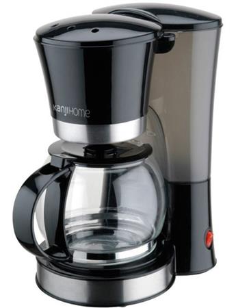 Cafetera KANJI CMF0800S02 De Filtro 12 Tazas 1.2 Lts Antigoteo 800w Negra
