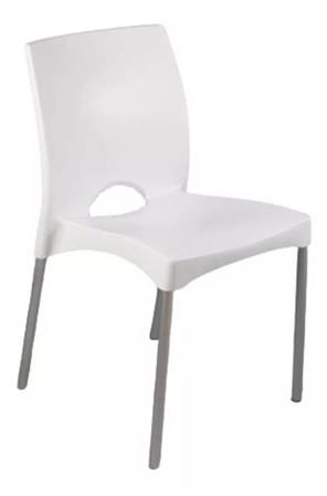Silla GARDEN LIFE BOSTON F900000 Patas de Aluminio Blanca
