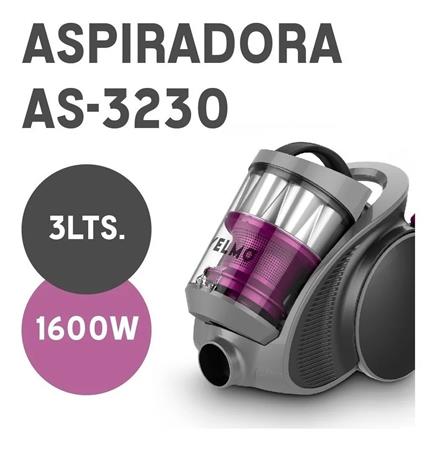 Aspiradora YELMO AS-3230 Sin Bolsa Filtro Hepa 1600w Bajo Ruido