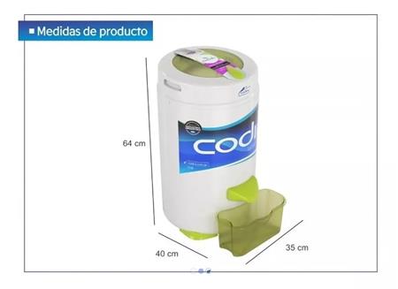 Secarropas CODINI IV61 INNOVA 6.5 Kg Verde Con Recipiente