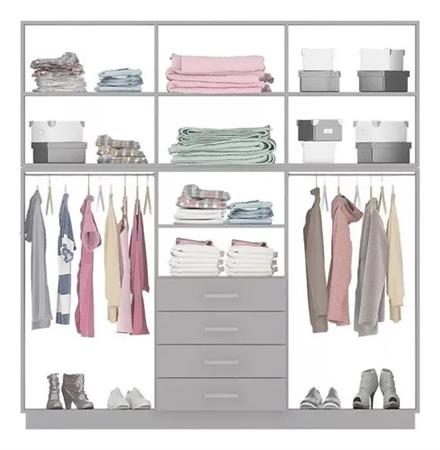 Placard ORLANDI 3554 2 Cuerpos 12 Puertas Jacaranda  2.12Mts