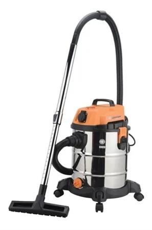 Aspiradora De tacho LUSQTOFF LA-2501M 25L Plateada Naranja y Negra 50Hz
