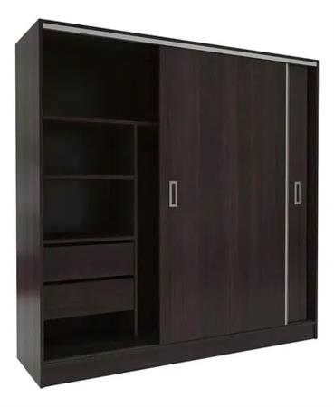 Placard ORLANDI SUAVE 3150 2 Puertas Corredizas 1.80 Mts Wengue