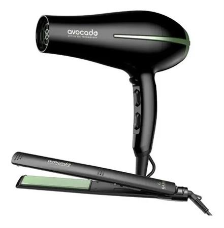 Set Secador de Pelo + Planchita GA.MA AVOCADO 2300w