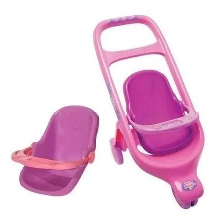 Coche BIEMME Art 6510 De Muñeca Rosa