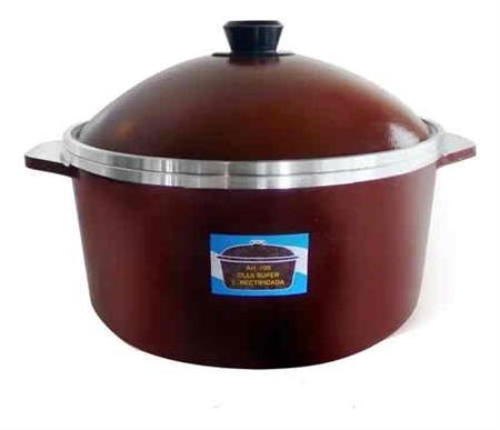 Olla ETERNA SUPER 750 Antiadherente 7 Lts Marrón