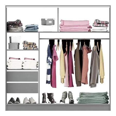 Placard ORLANDI SUAVE 3150 2 Puertas Corredizas 1.80 Mts Wengue