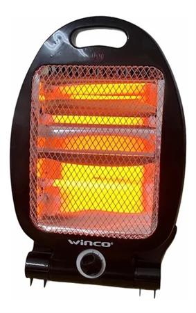 Estufa WINCO W122 Halógena Negro