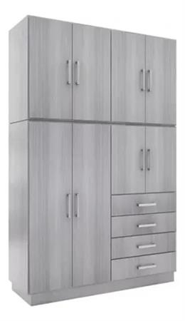 Placard ORLANDI 3574 2 Cuerpos 8 Puertas Jacaranda 1.42 Mts