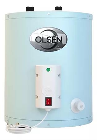 Termotanque Eléctrico OLSEN TEV55C 55 Litros Carga Superior Celeste 