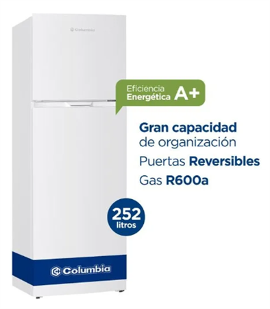 Heladera COLUMBIA Chd25/9 Cíclica Blanco