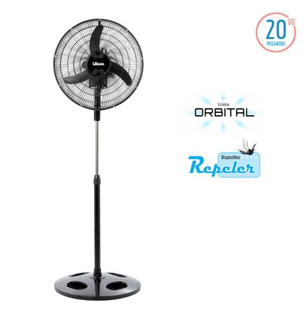 Ventilador LILIANA VPRN20 de Pie 20" 90w Orbital Repeler