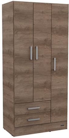 Placard MOSCONI 55619 DAKAR 23 181×85×46 cm Nebraska Gris