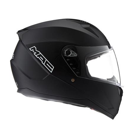 Casco integral MAC BASS M67 Solid Mate Negro M