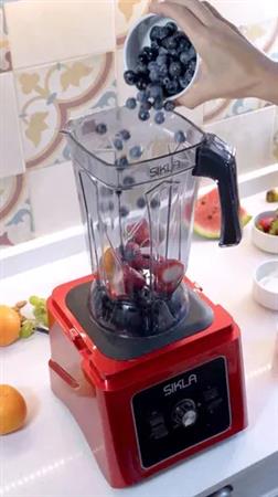 Licuadora SIKLA LC-2.5 Porfesional 2.5 Lts 2200W Rojo