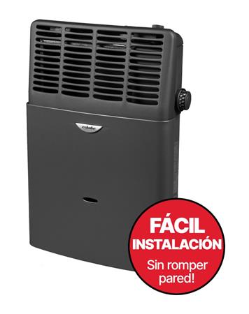 Calefactor ESKABE S21 MINICONVEX MX3GFTE 3000 Kcal/h Sin Salida Multigas Color Grafito