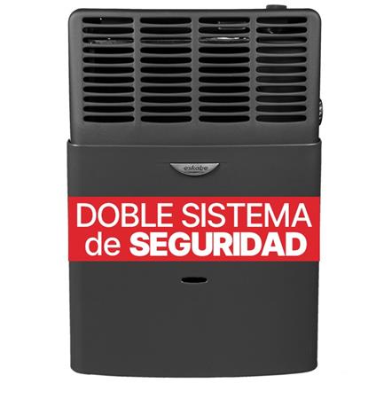 Calefactor ESKABE S21 MINICONVEX MX3GFTE 3000 Kcal/h Sin Salida Multigas Color Grafito