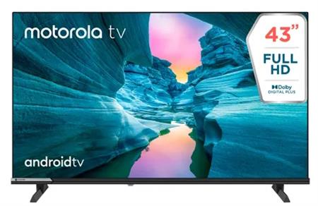 Smart Tv Led MOTOROLA 43" MT4300 Full HD Android TV Negro